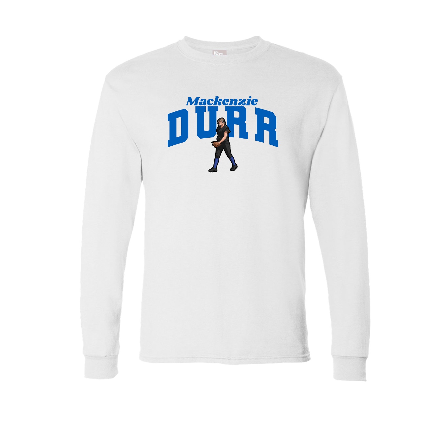Long Sleeve Tee — Signature Arch in White