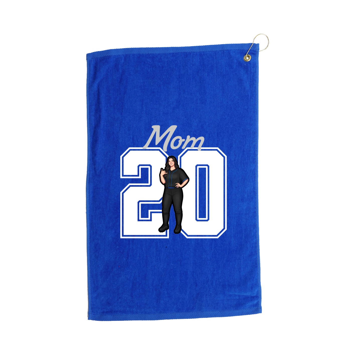 Golf Towel — Mothers Day Shirsey in Royal