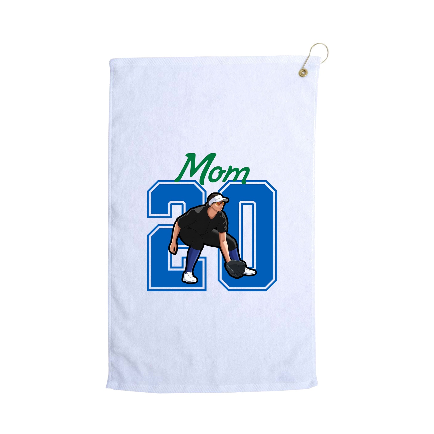 Golf Towel — Mothers Day Shirsey in White