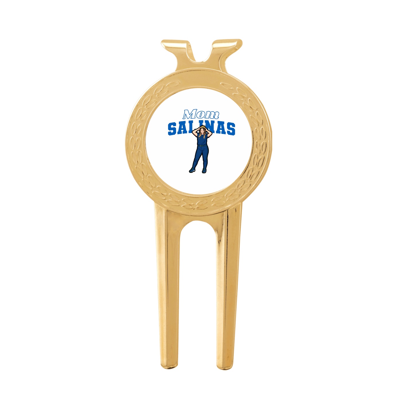 Divot Tool with Ball Marker — Mothers Day Block in Classic