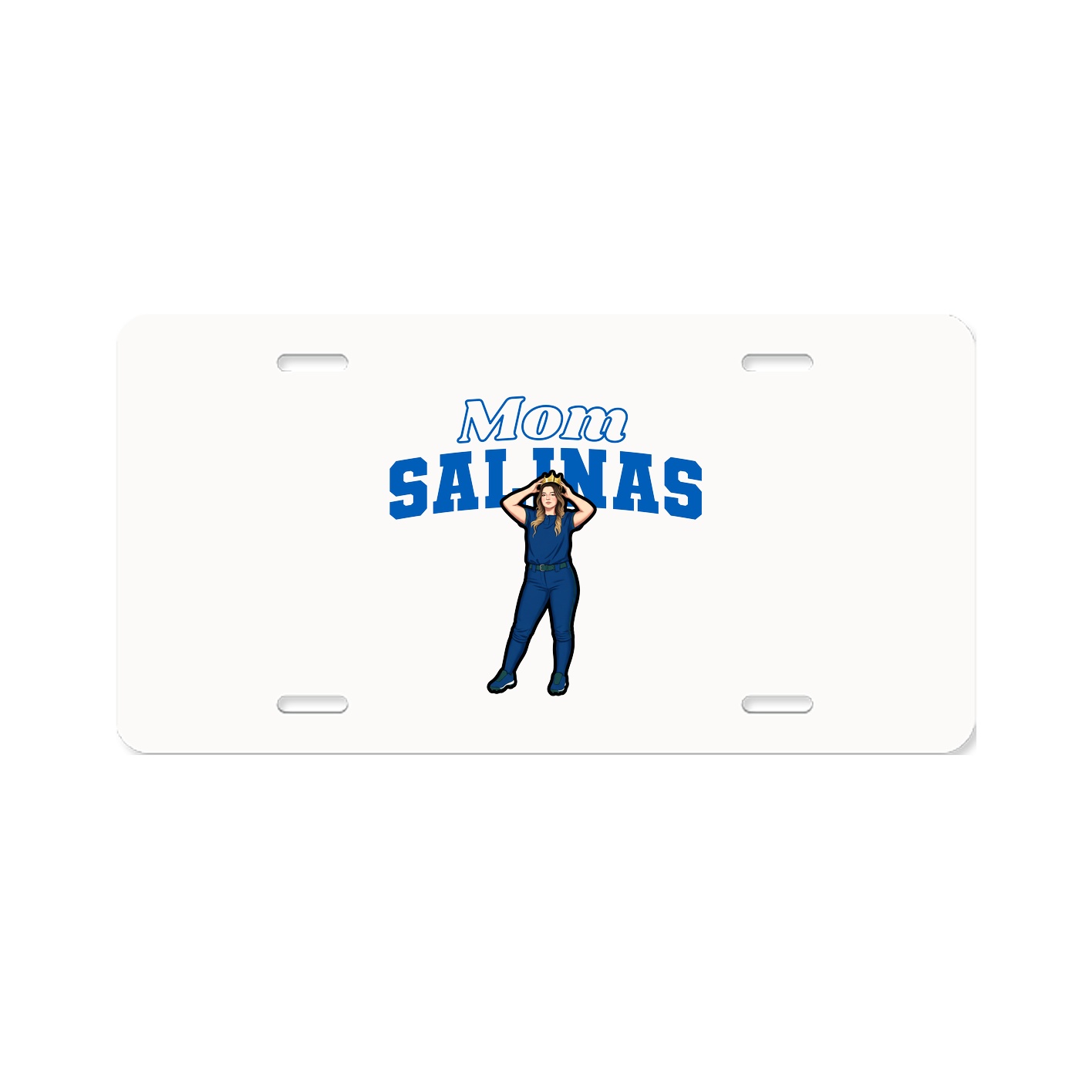 License Plate — Mothers Day Block in Classic