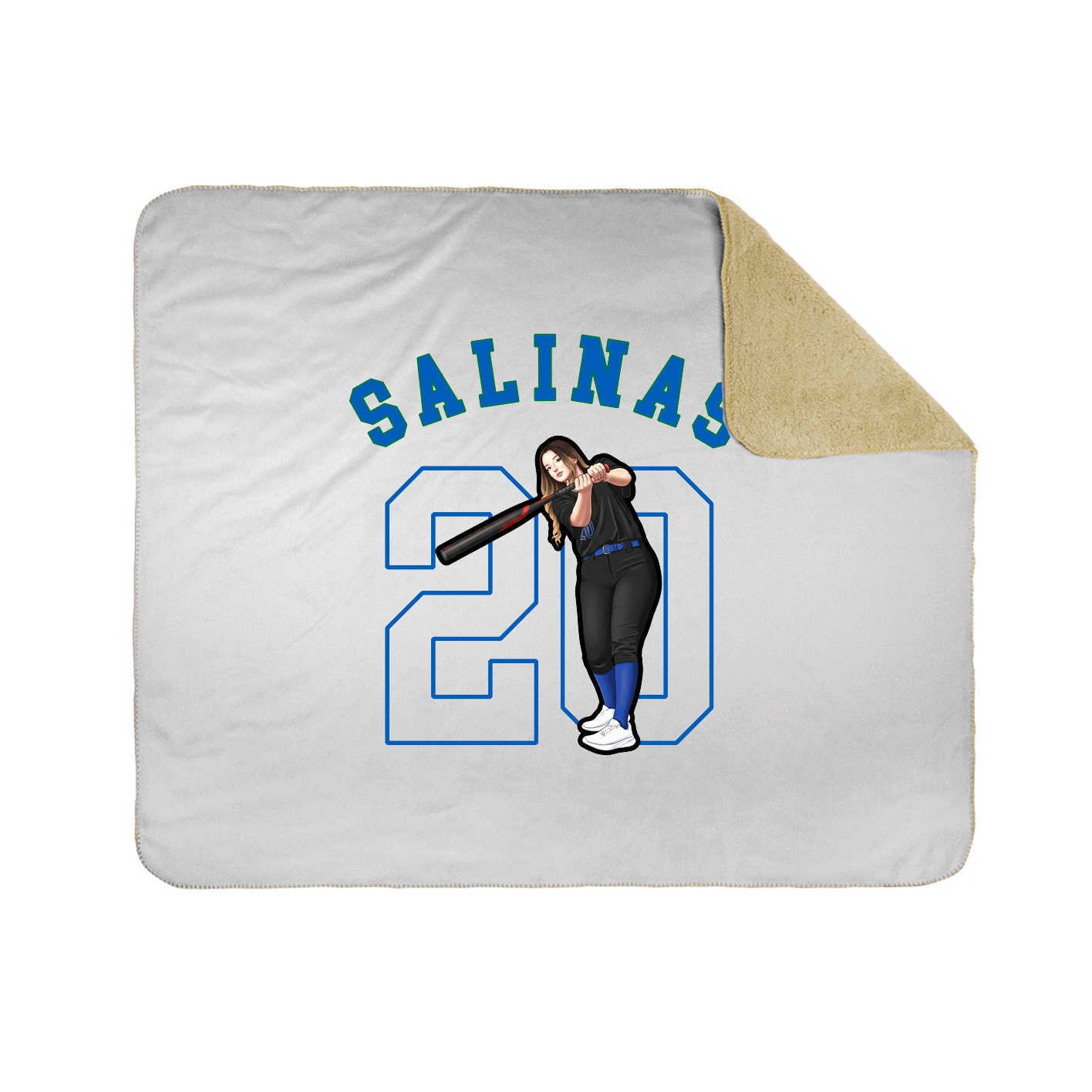 Throw Blanket — Shirsey Arch in White