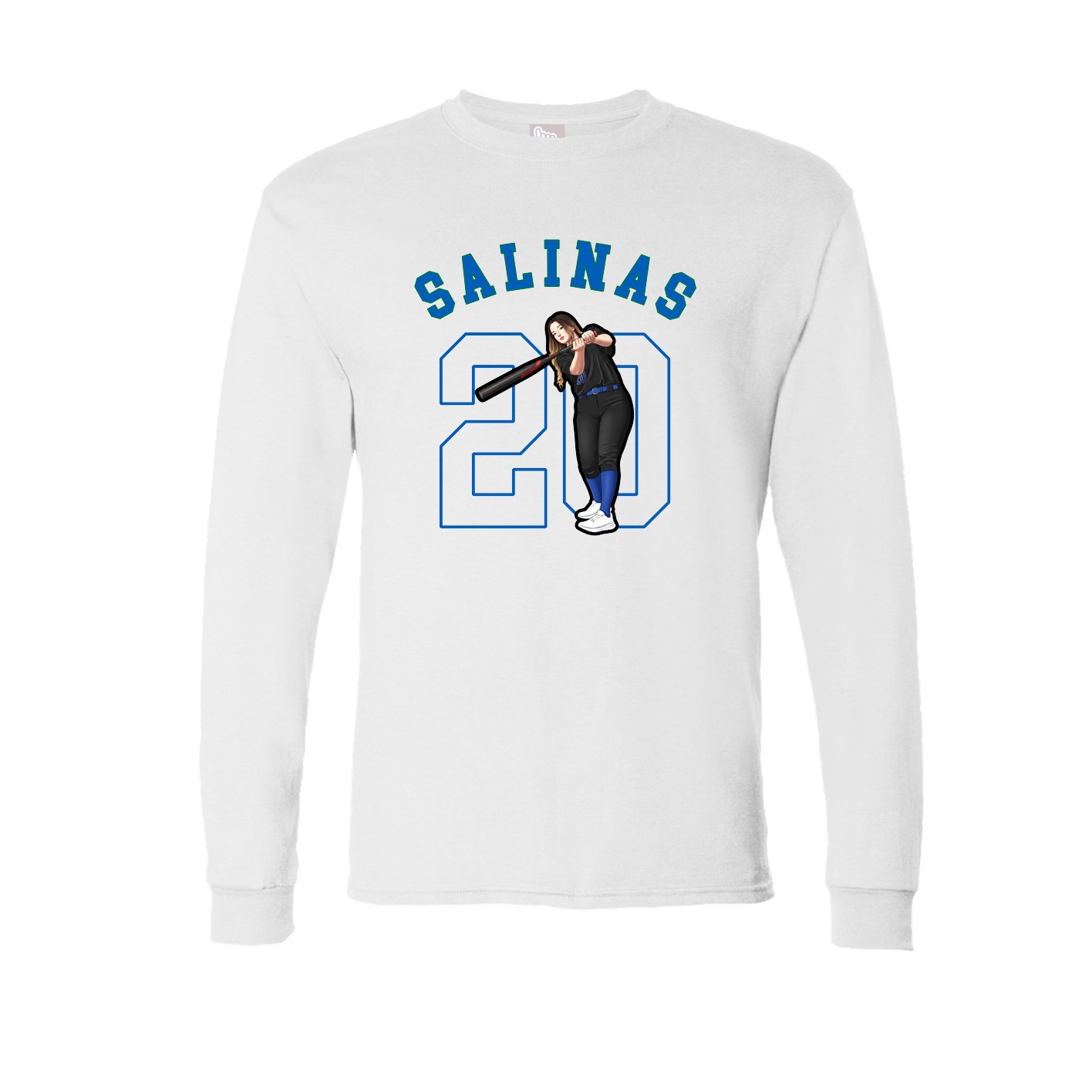 Long Sleeve Tee — Shirsey Arch in White