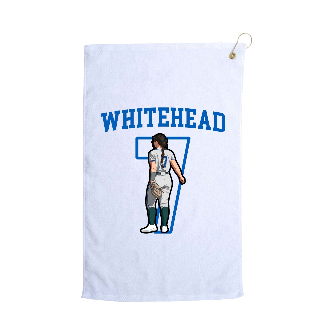 Golf Towel — Shirsey in White