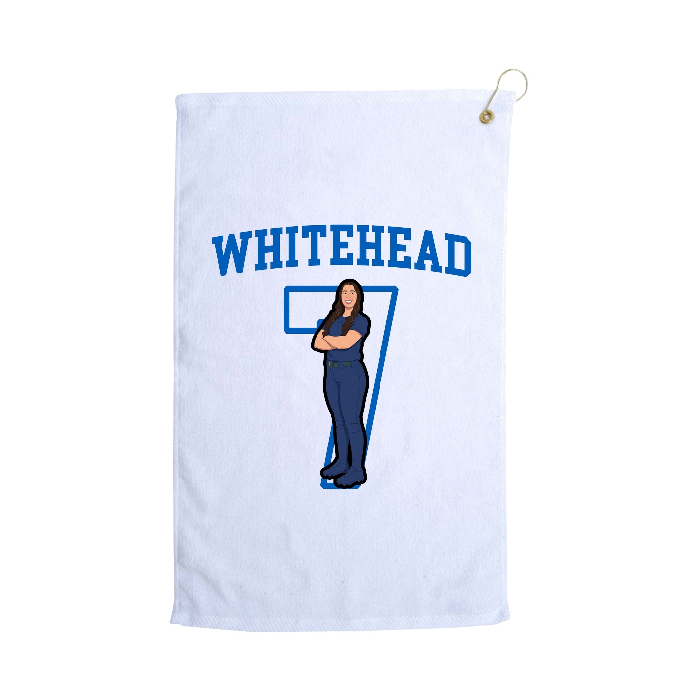 Golf Towel — Shirsey in White