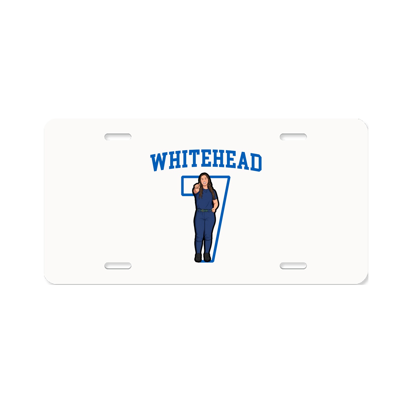 License Plate — Shirsey in Classic