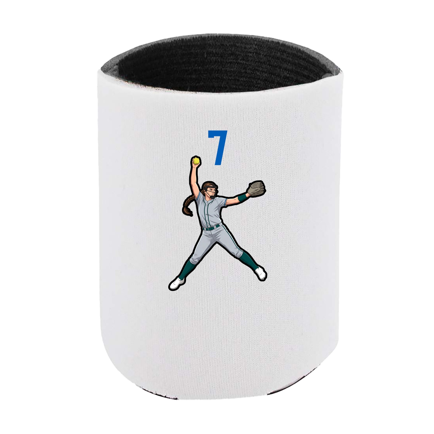 Can Holder — Number Top in White