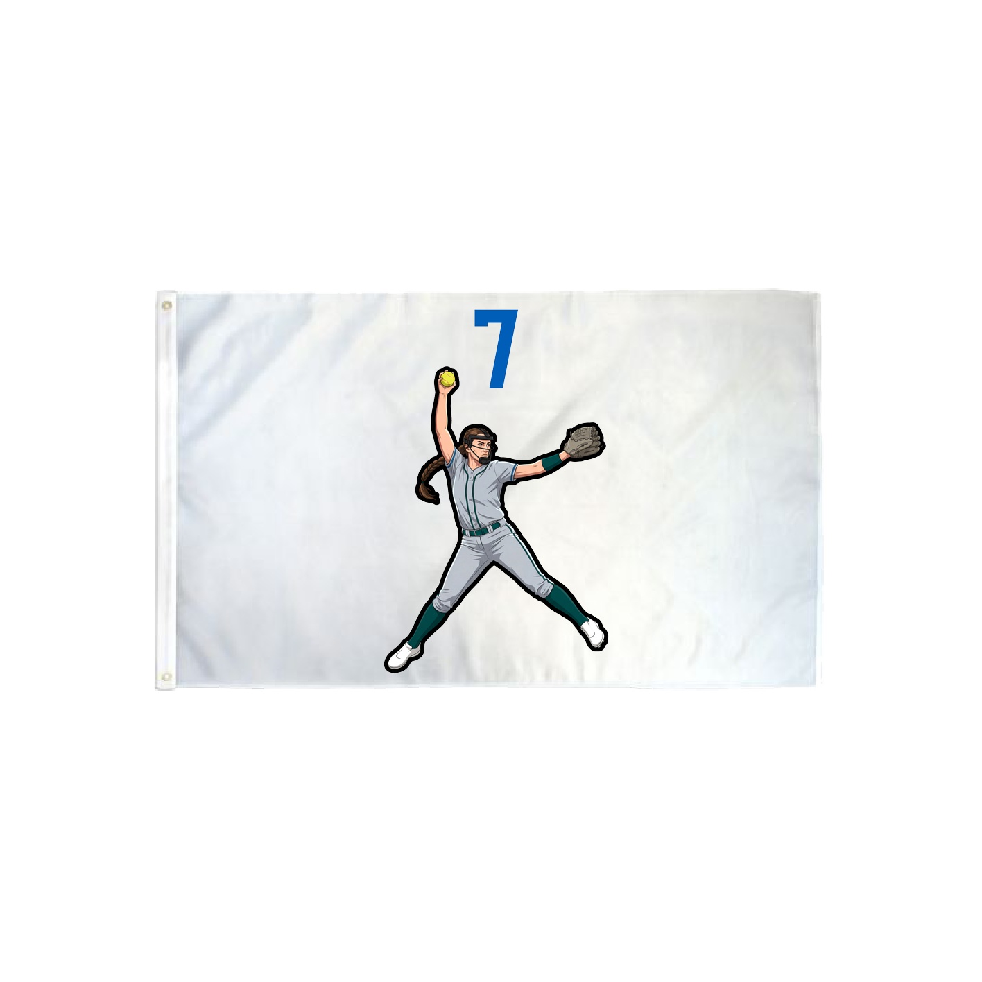 3x5 Flag — Number Top in Classic
