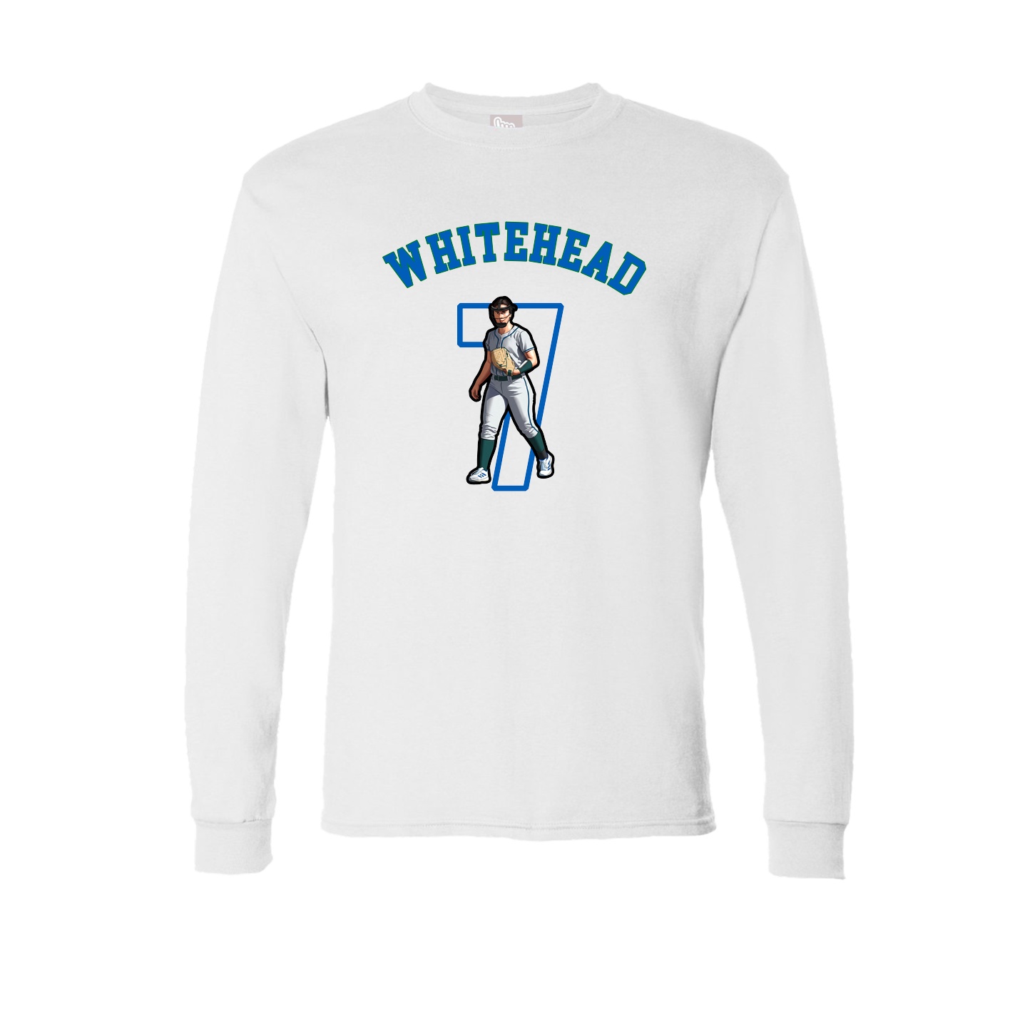 Long Sleeve Tee — Shirsey Arch in White