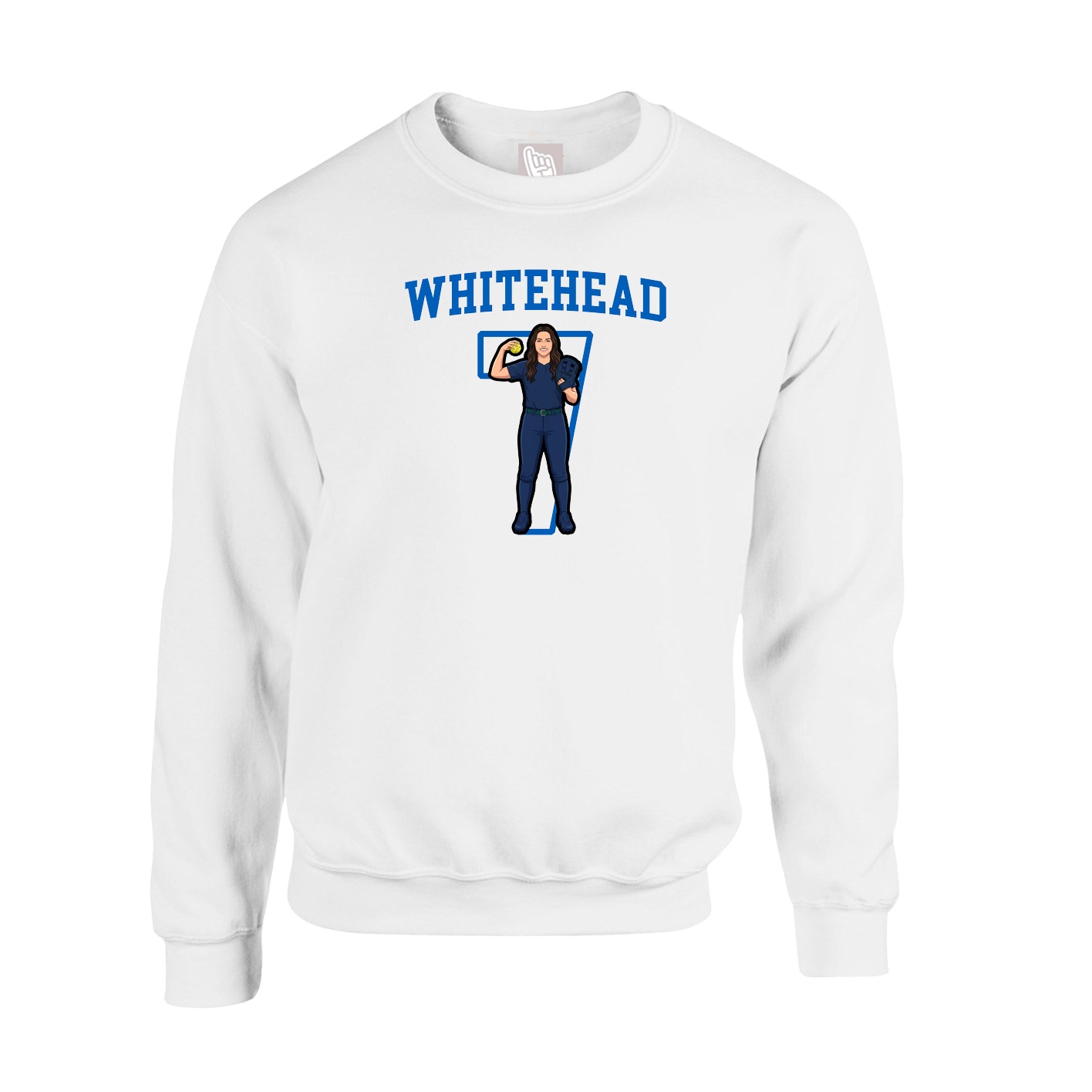 Fleece Crew — Shirsey in White