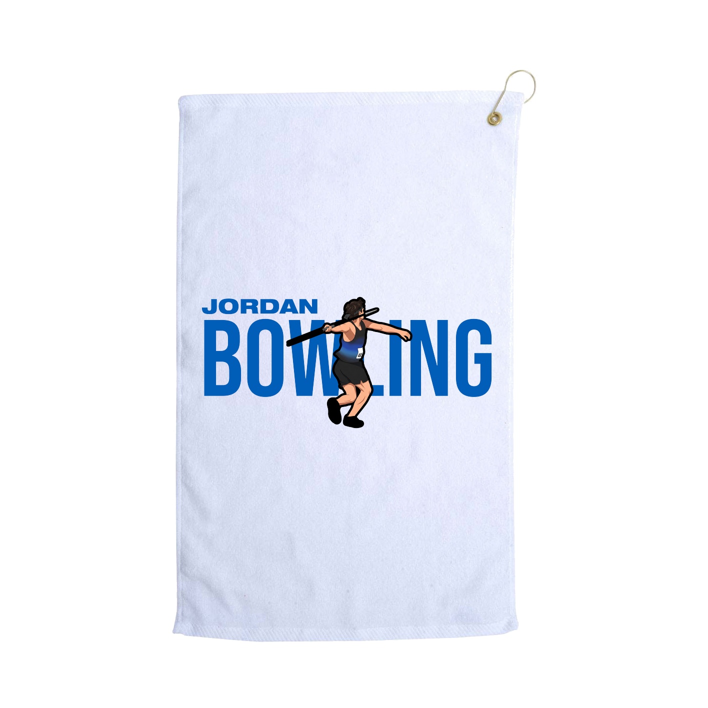 Golf Towel — Player Name in White