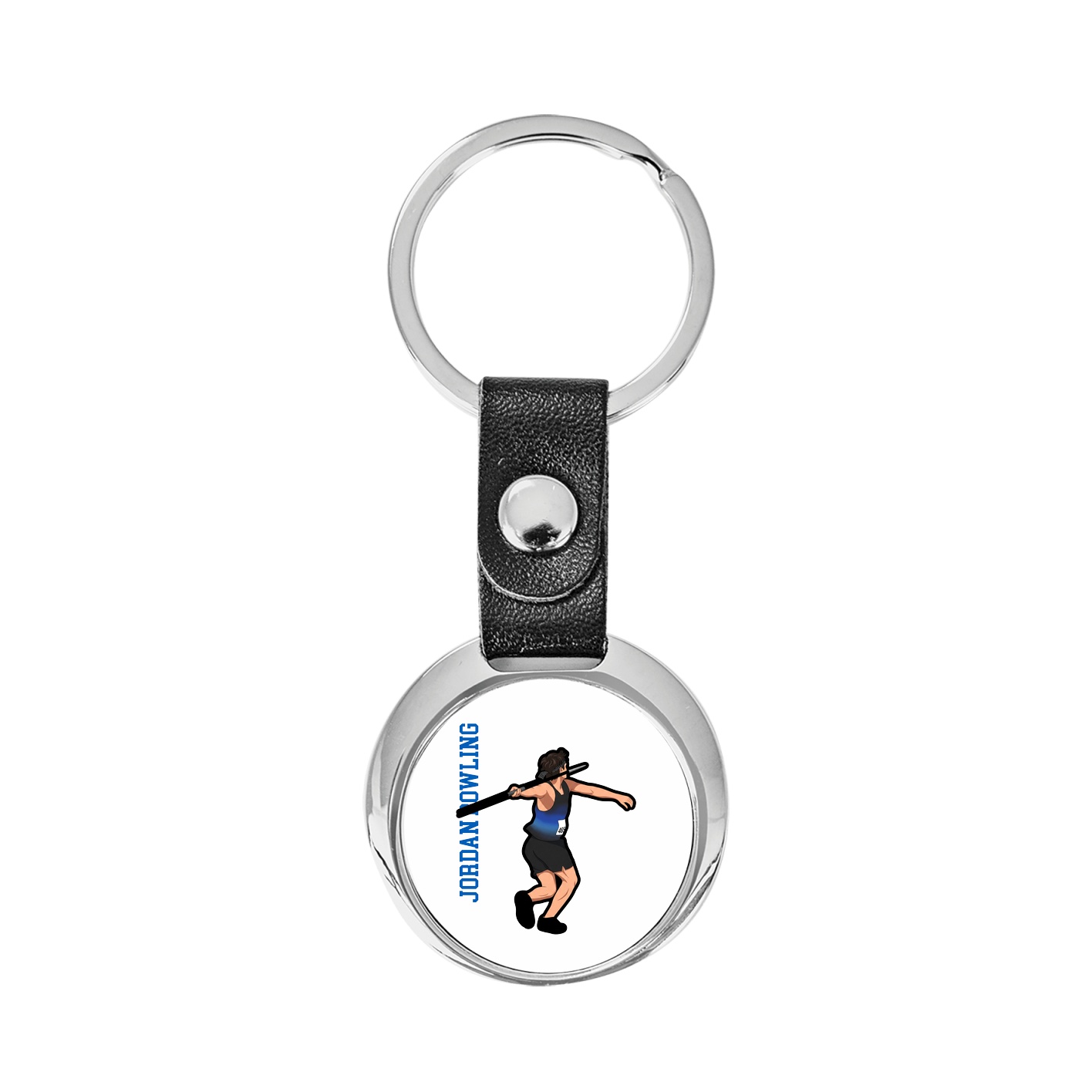 Key Chain — Name Vertical in Classic