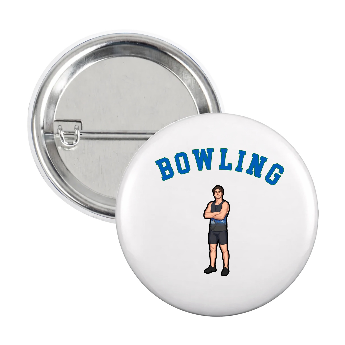 Game Day Button — Shirsey Arch in White