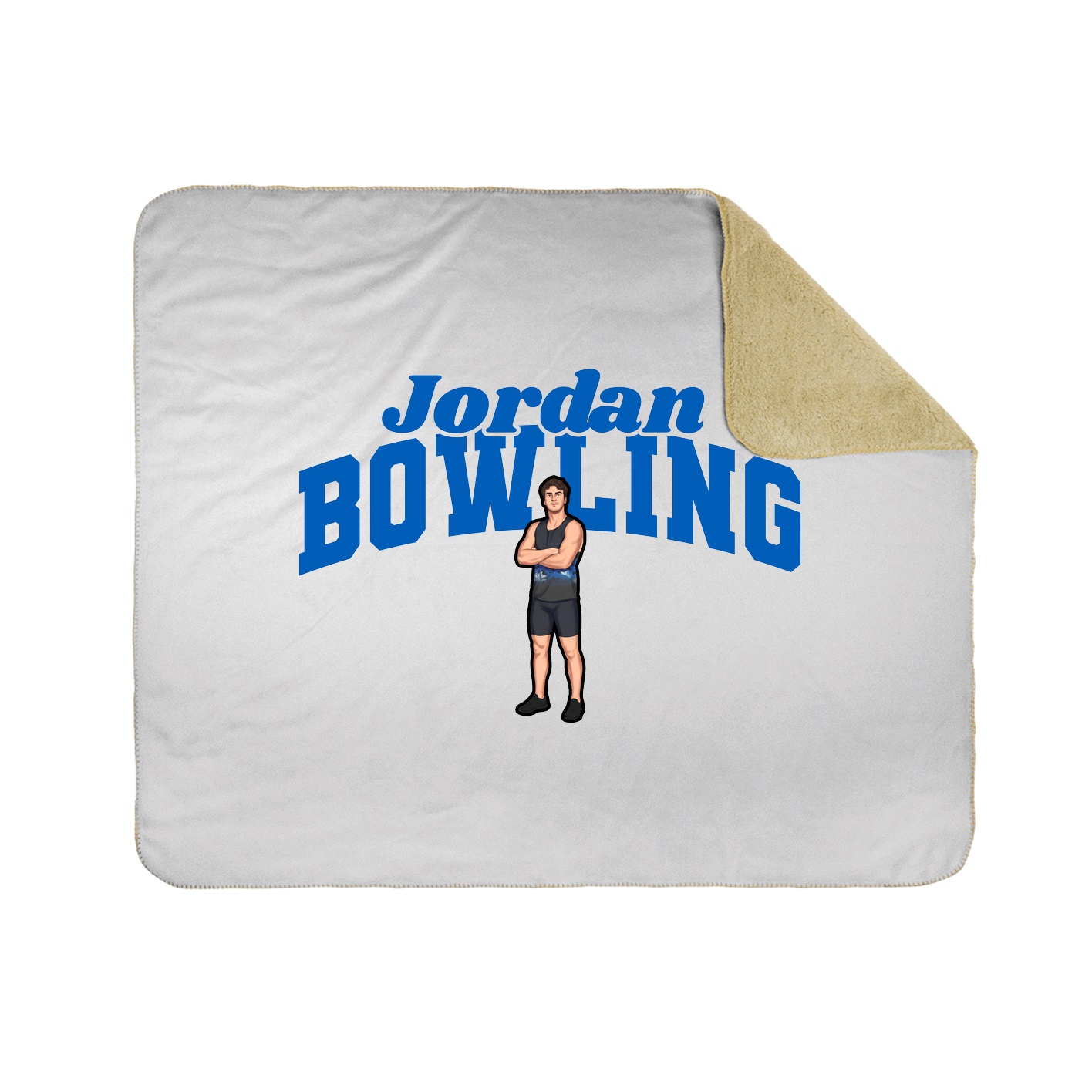 Throw Blanket — Signature Arch in White
