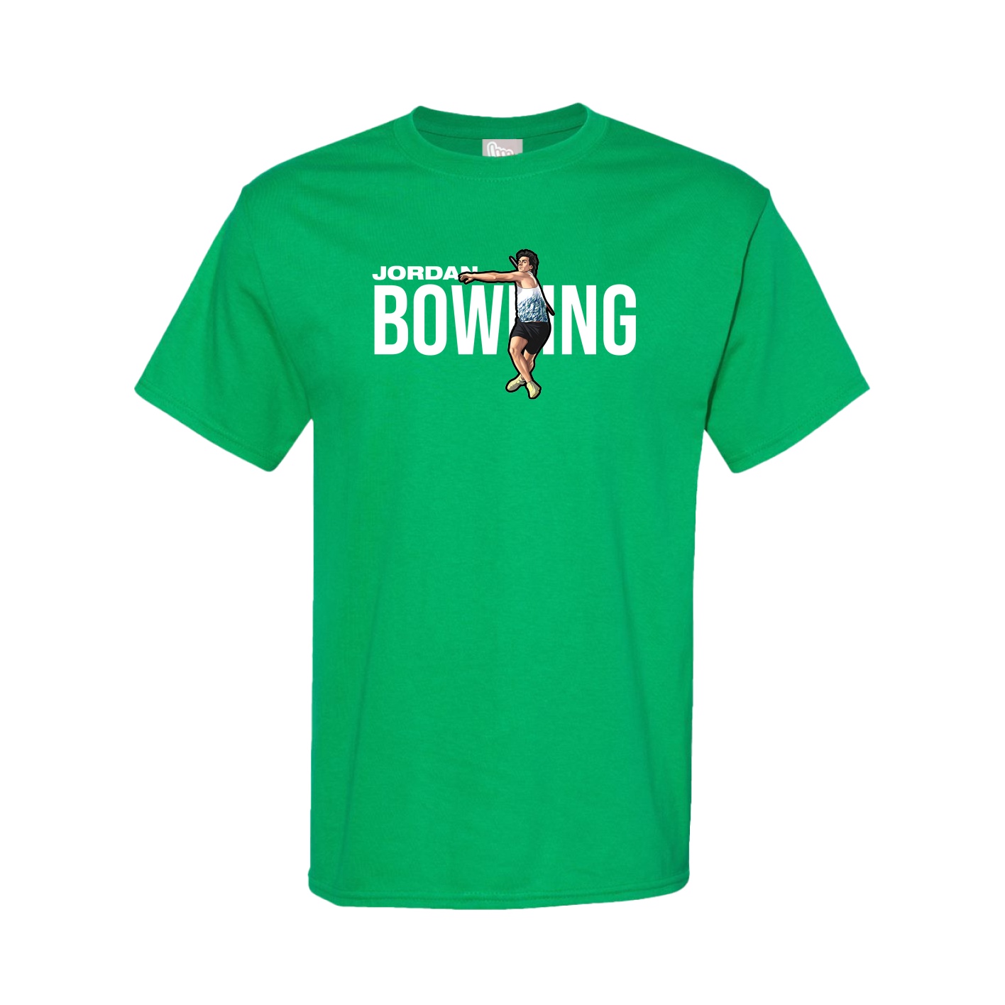 Youth Tee — Player Name in Green