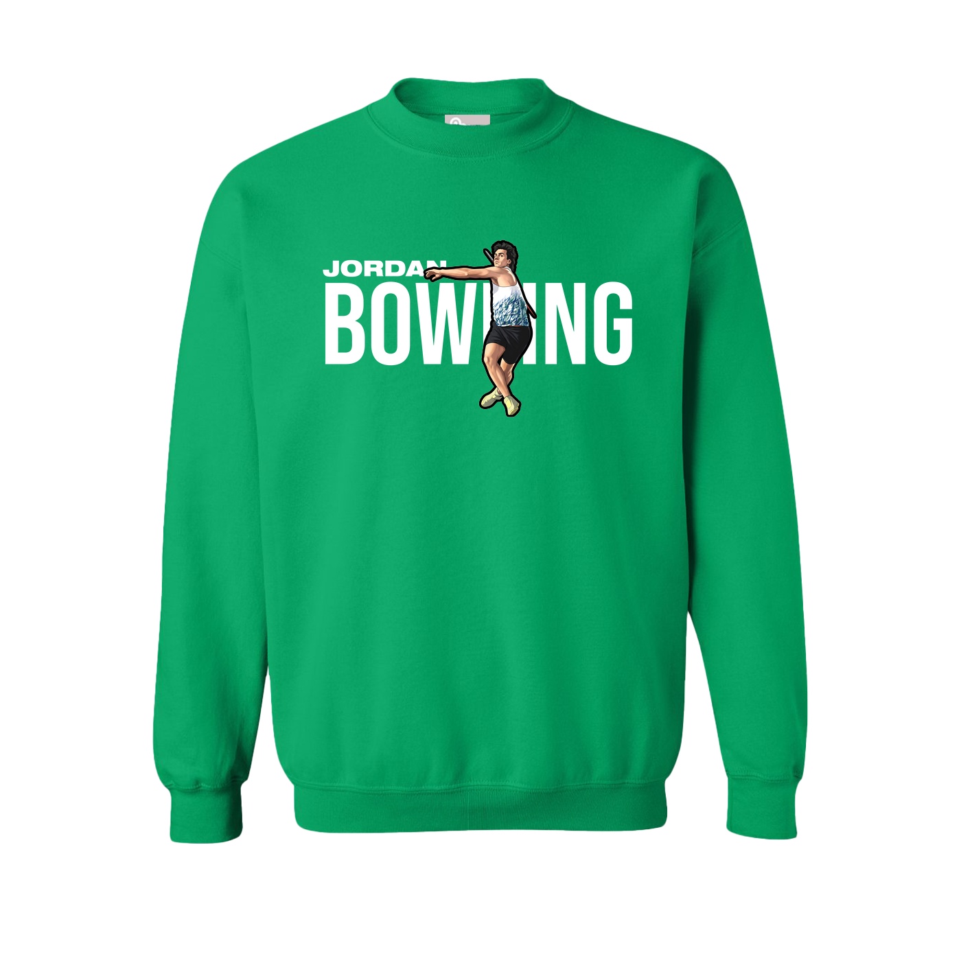 Fleece Crew — Player Name in Green