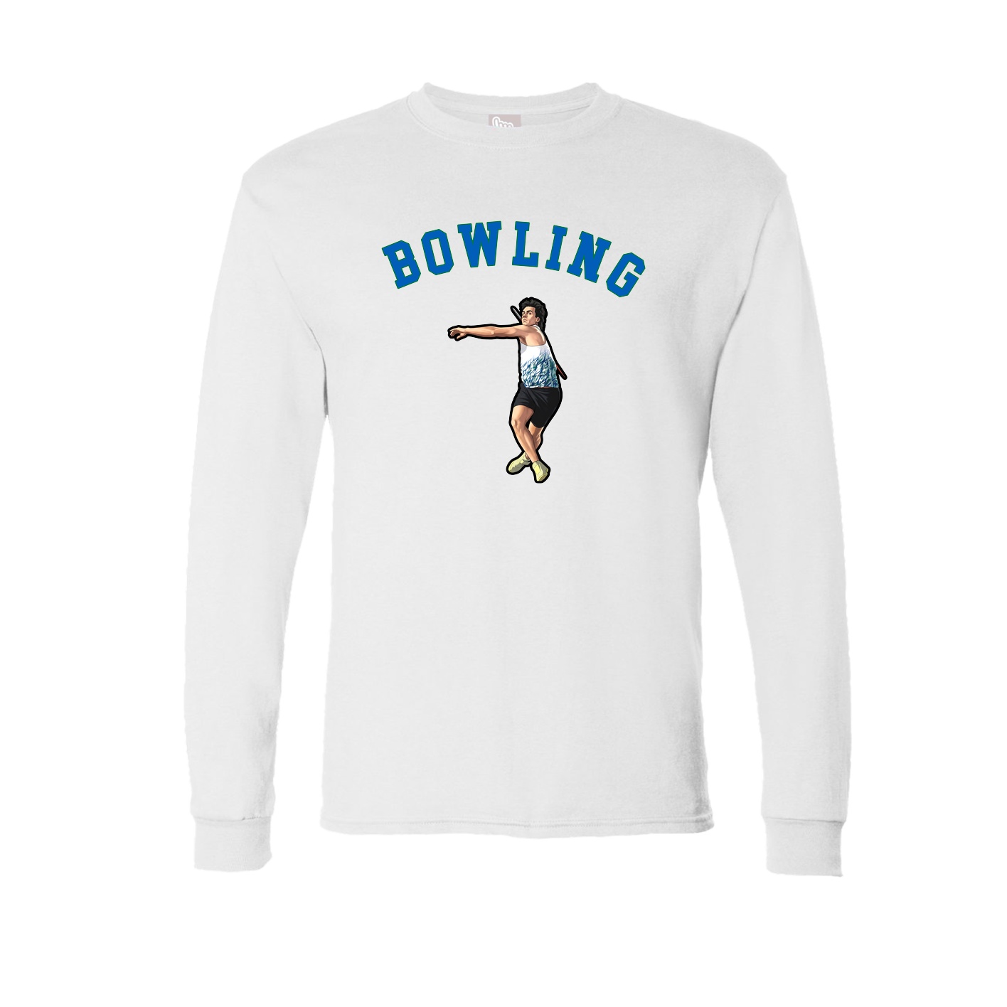 Long Sleeve Tee — Shirsey Arch in White