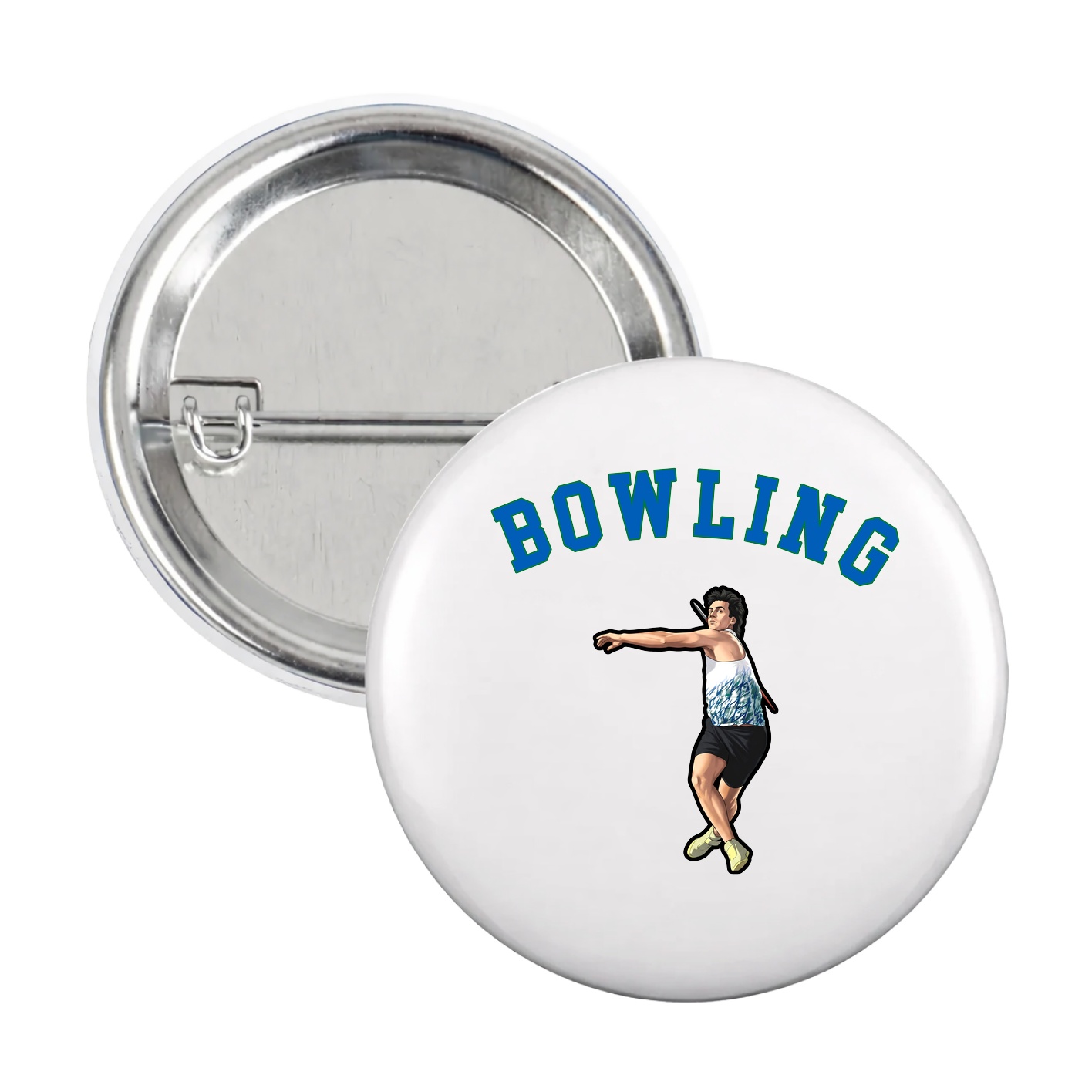Game Day Button — Shirsey Arch in White