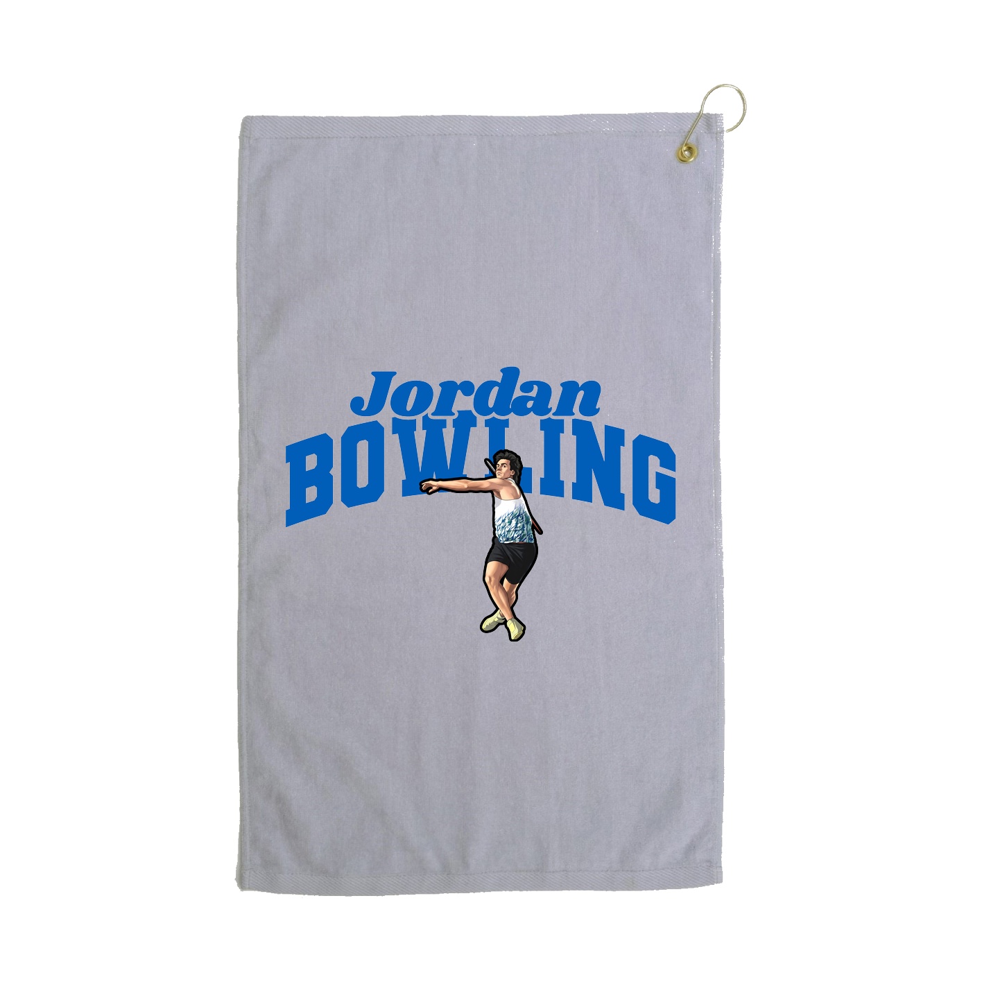 Golf Towel — Signature Arch in Grey