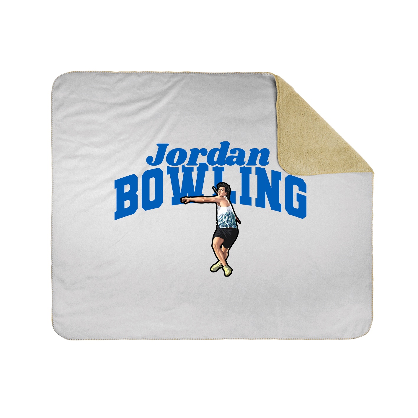 Throw Blanket — Signature Arch in White