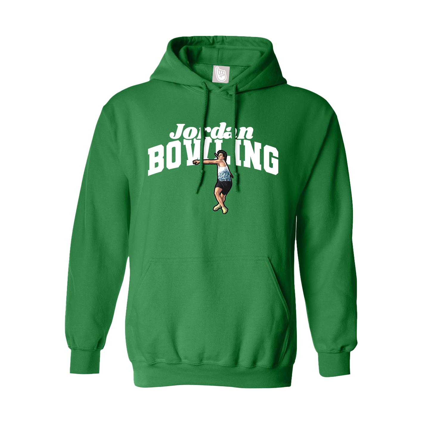 Hoodie — Signature Arch in Green