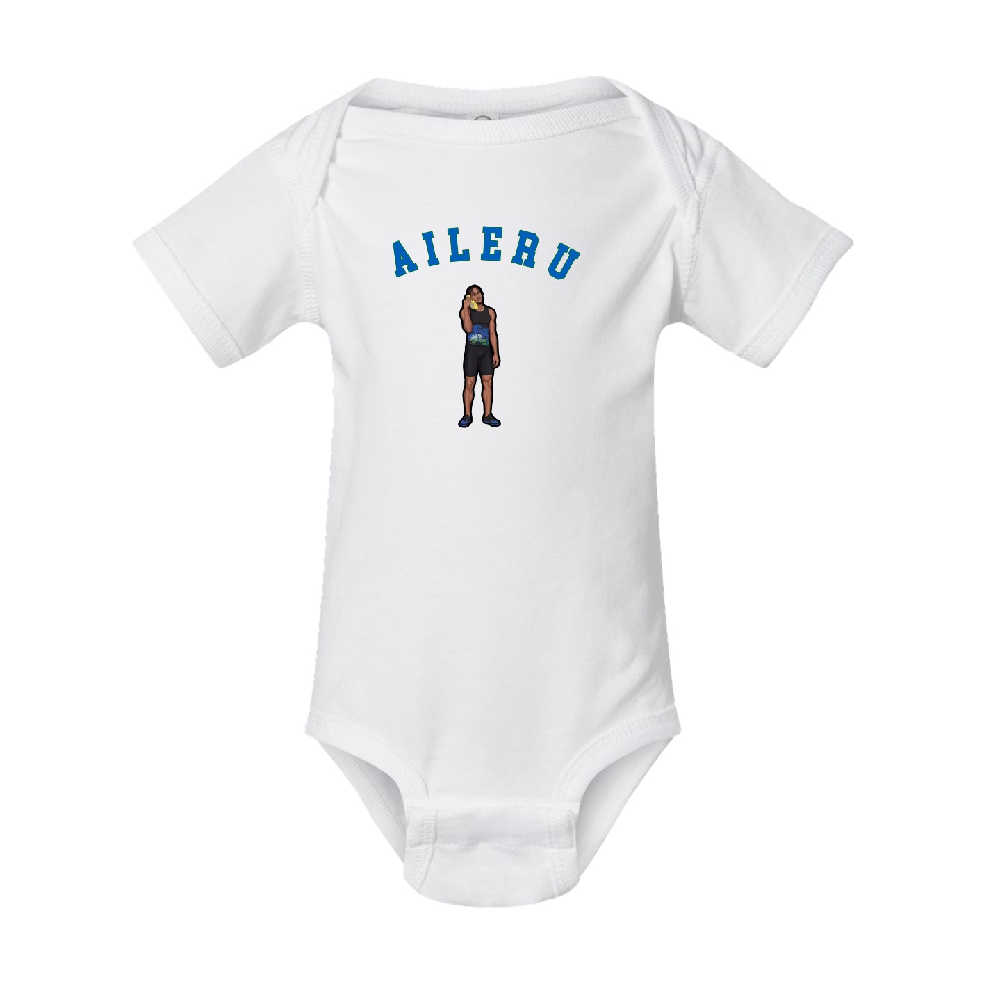 Baby Onesie — Shirsey Arch in White
