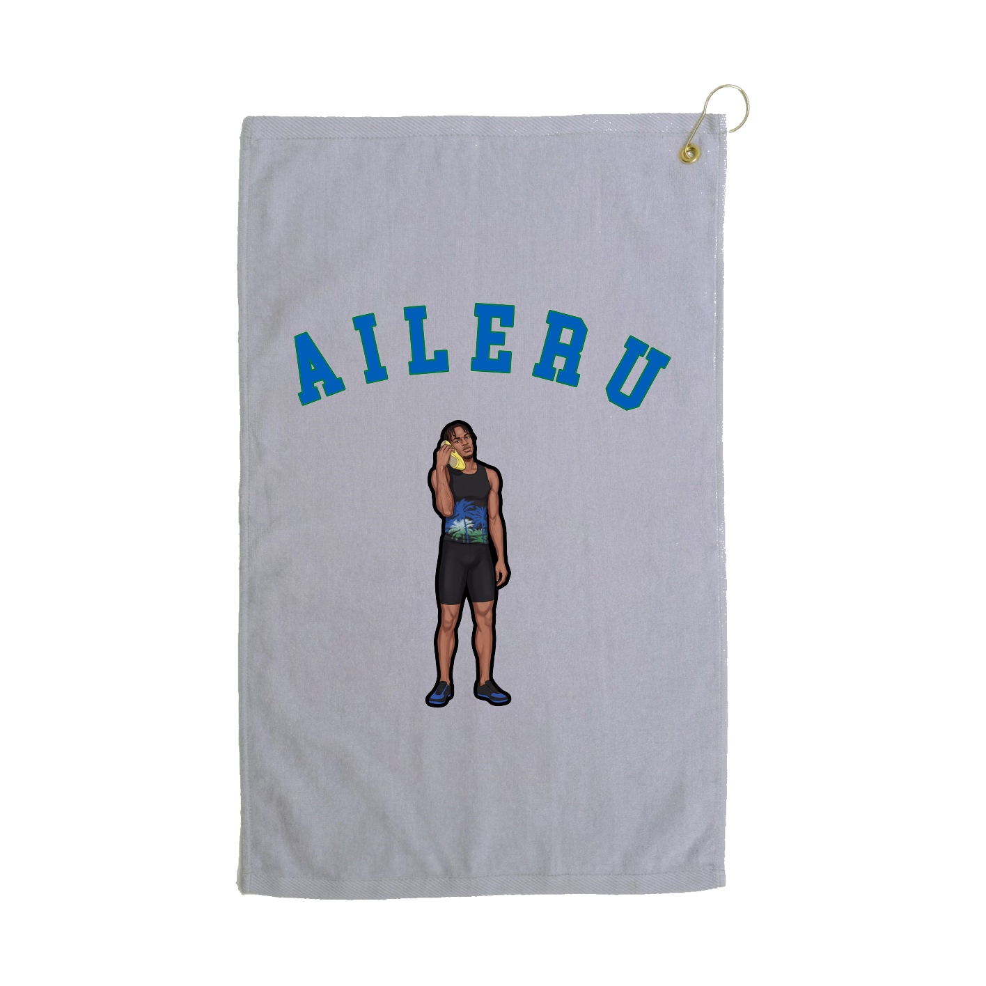 Golf Towel — Shirsey Arch in Grey