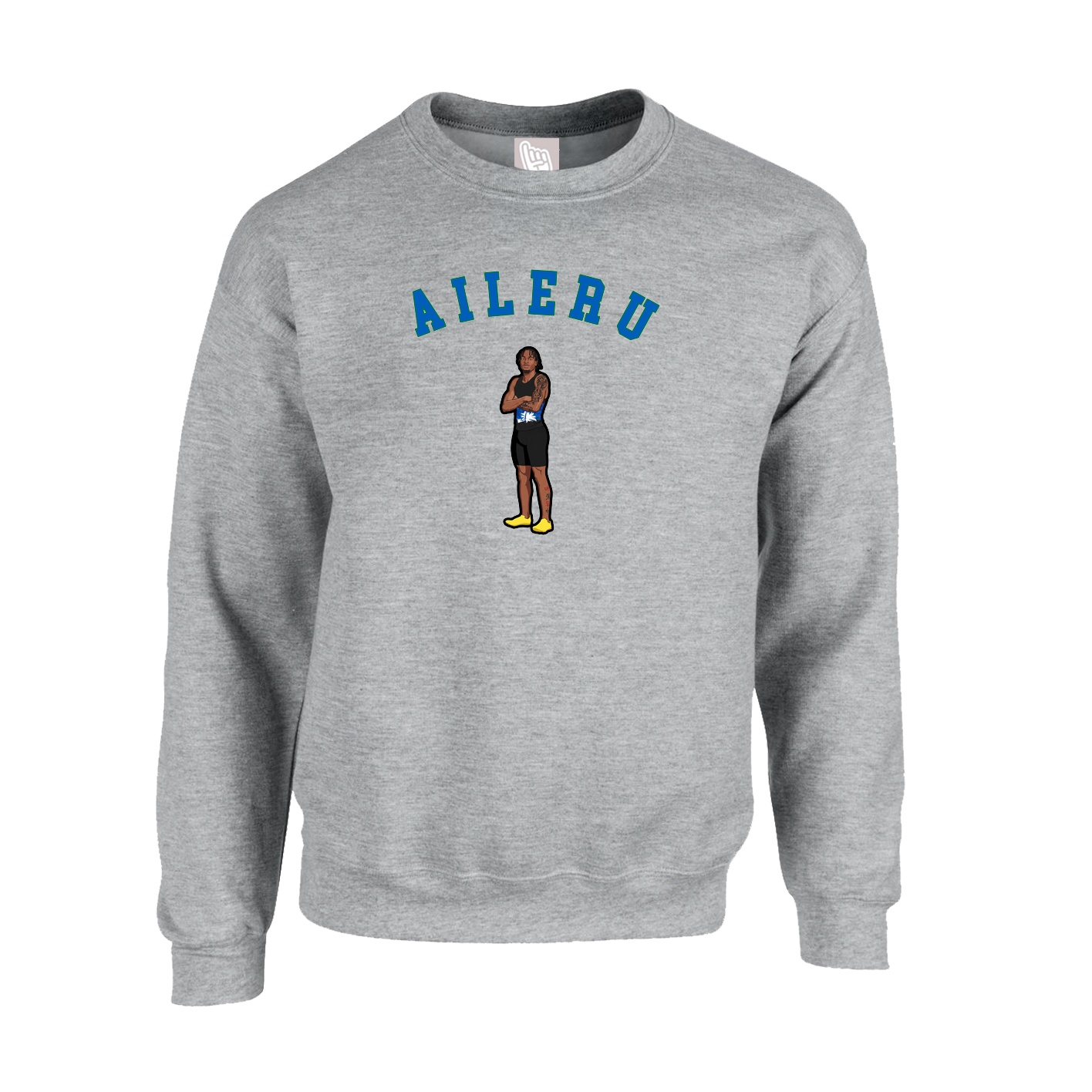 Fleece Crew — Shirsey Arch in Grey