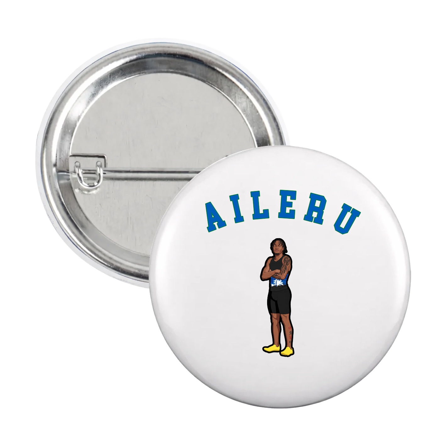 Game Day Button — Shirsey Arch in White