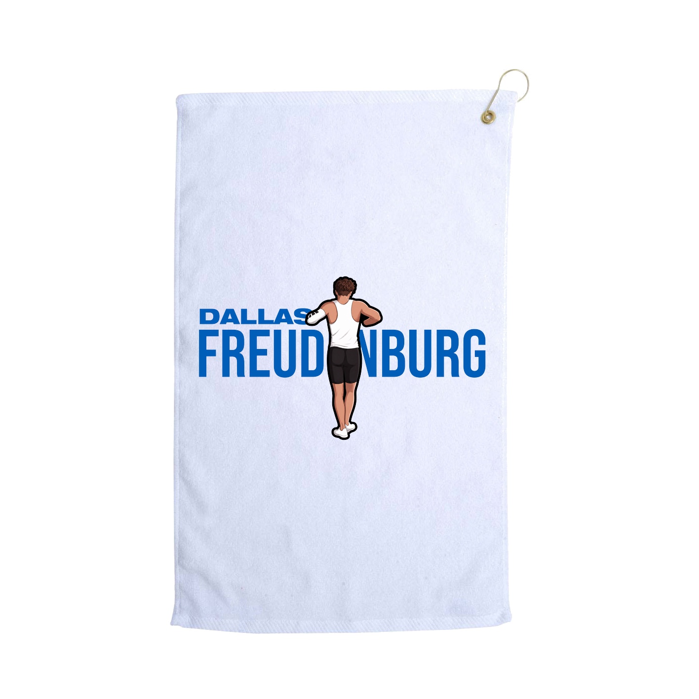 Golf Towel — Player Name in White