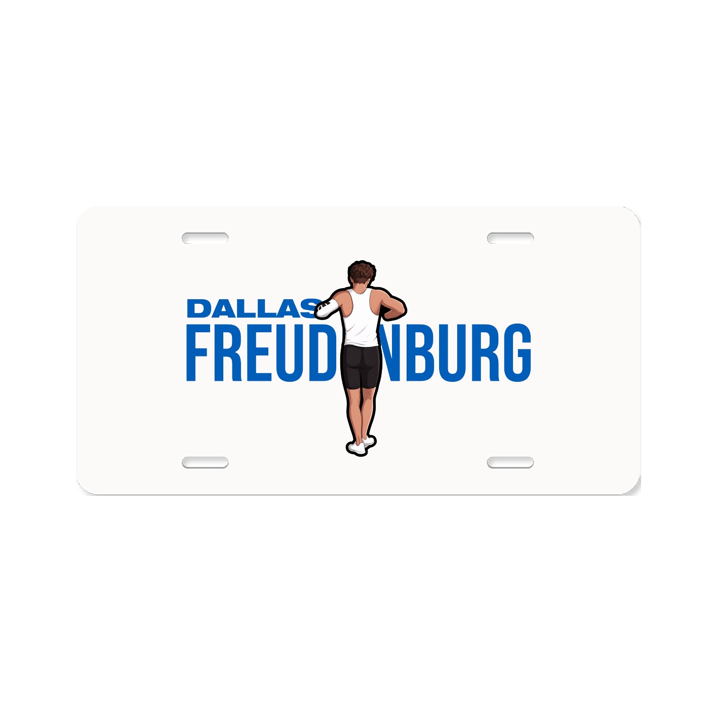 License Plate — Player Name in Classic