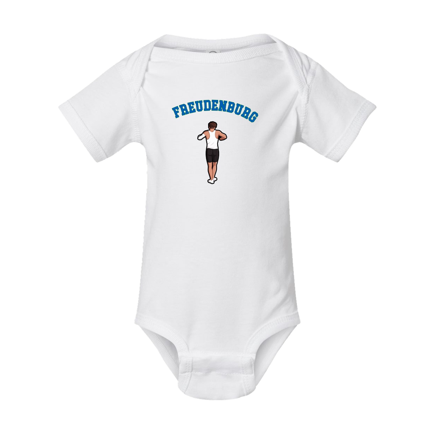 Baby Onesie — Shirsey Arch in White