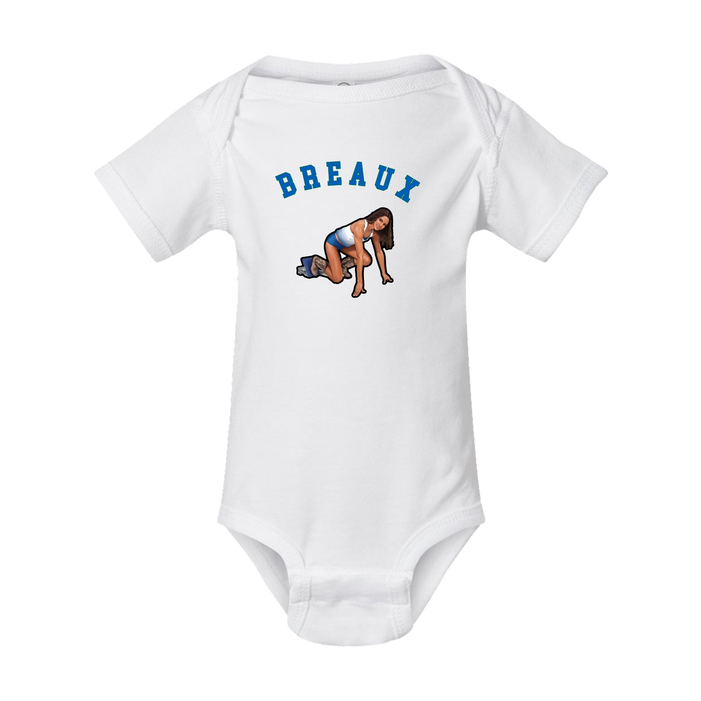 Baby Onesie — Shirsey Arch in White