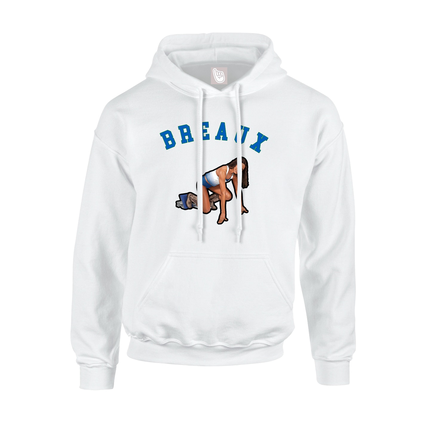 Hoodie — Shirsey Arch in White