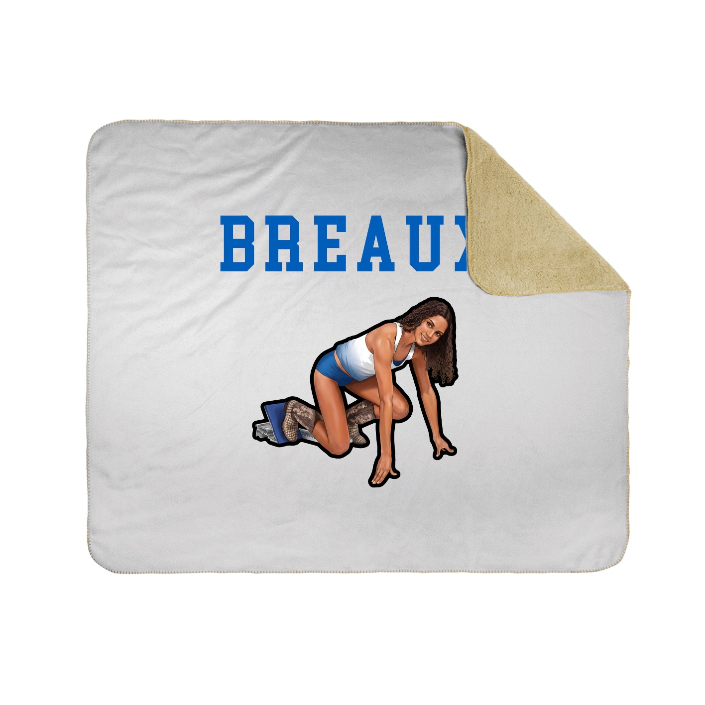 Throw Blanket — Shirsey in White