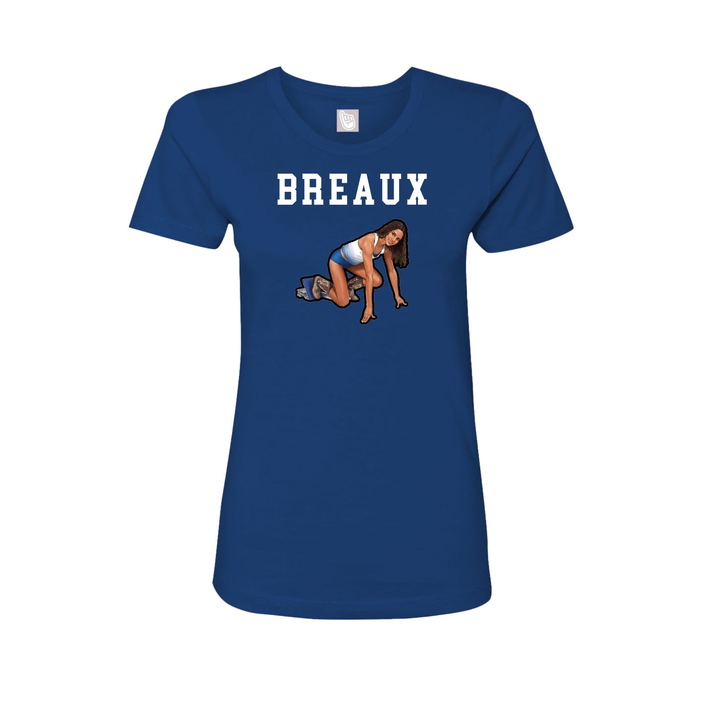 Fitted Women's Tee — Shirsey in Royal