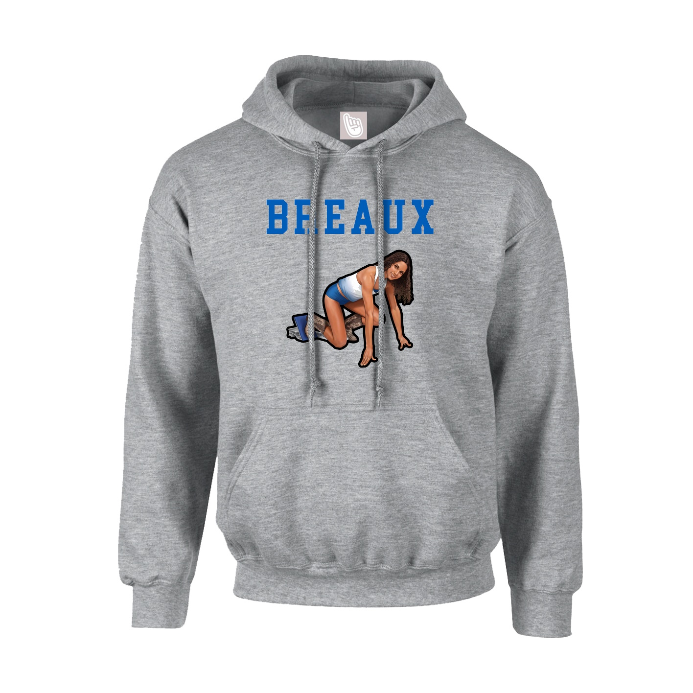 Hoodie — Shirsey in Grey