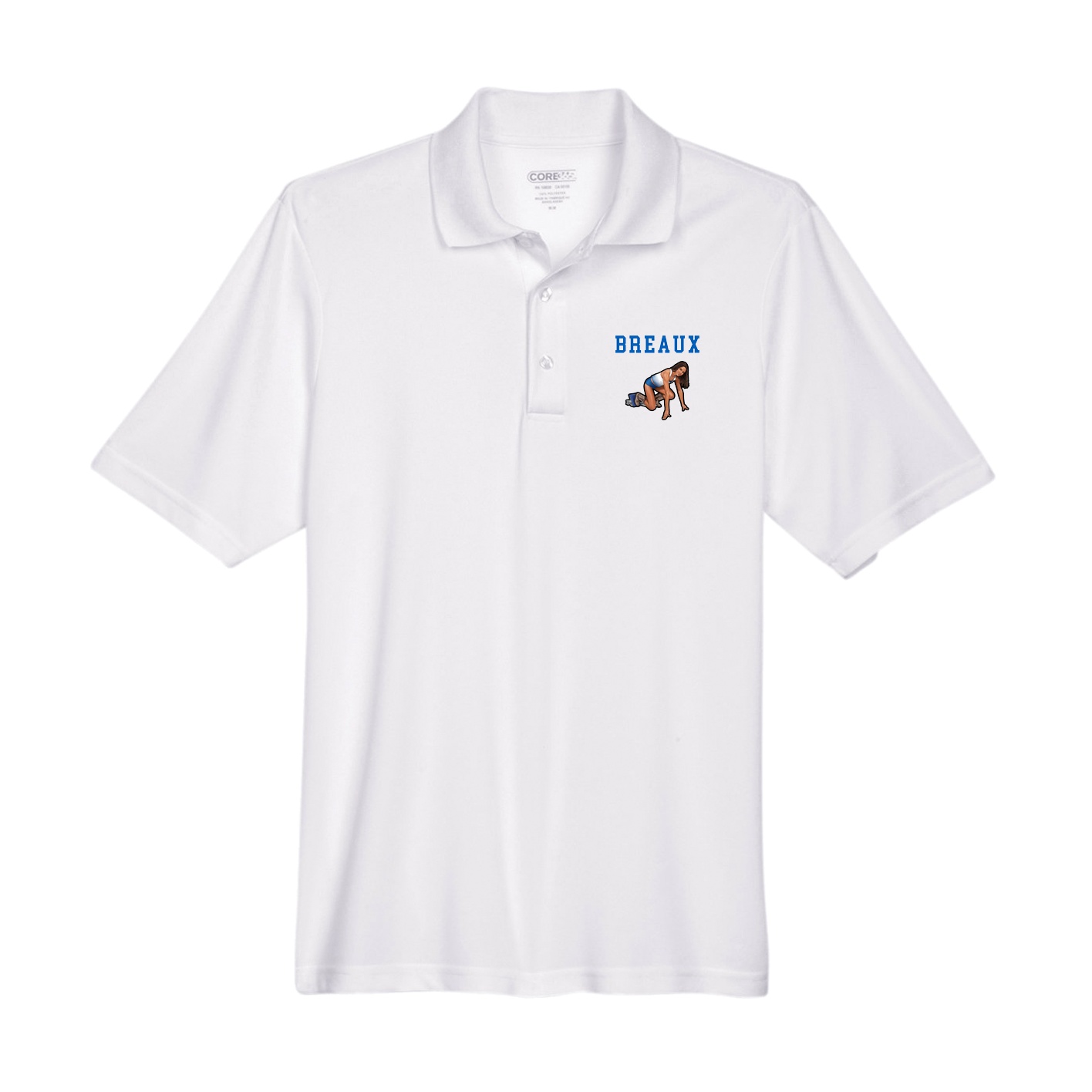 Performance Polo — Shirsey in White