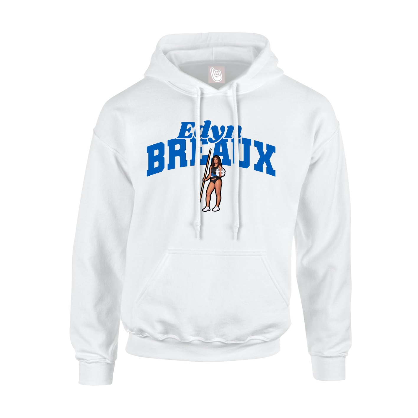 Hoodie — Signature Arch in White