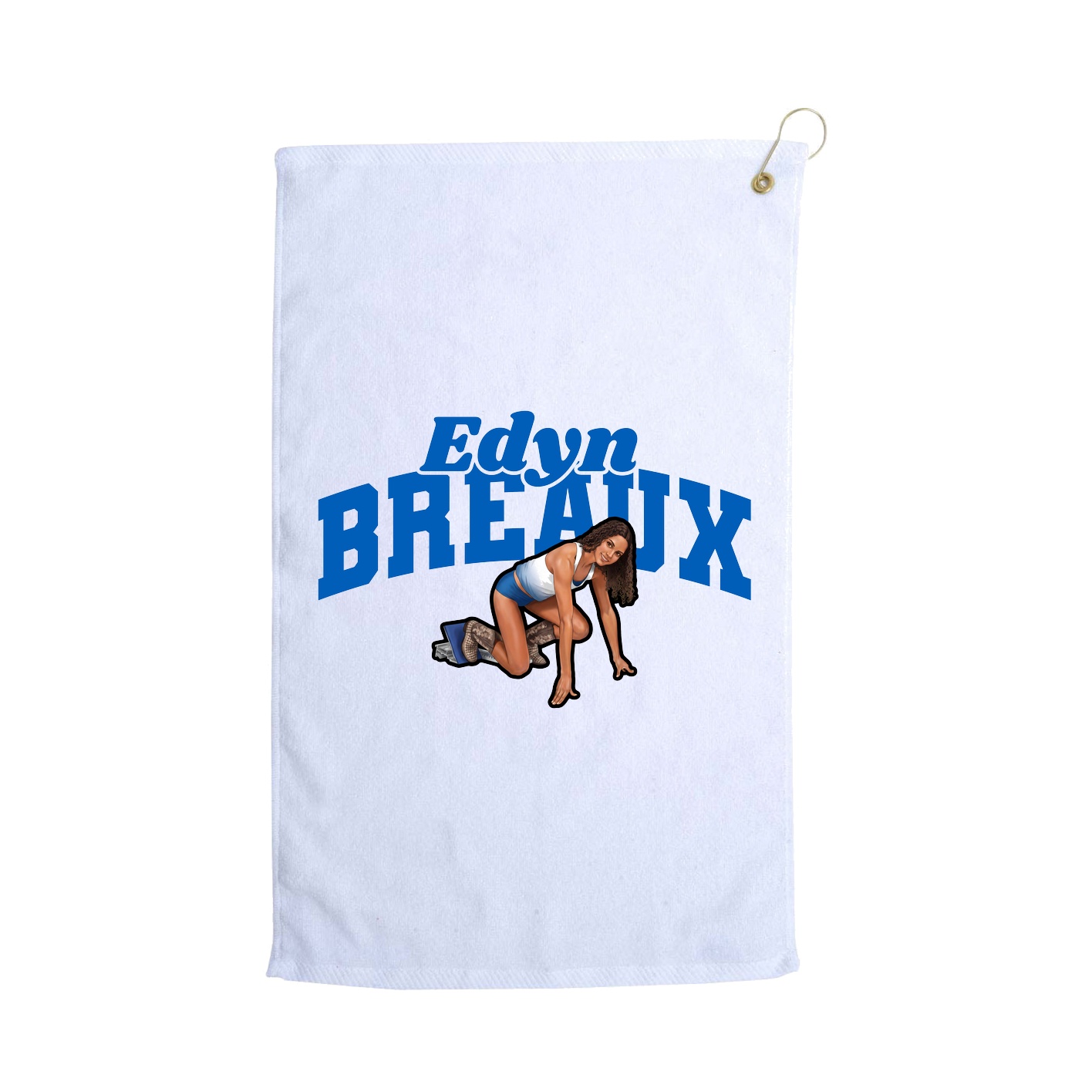 Golf Towel — Signature Arch in White