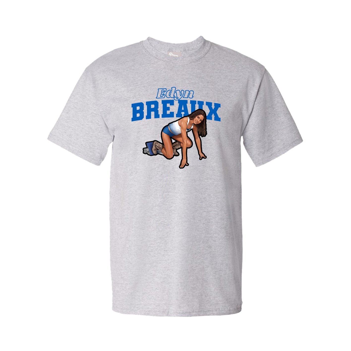 Youth Tee — Name Arch in Grey