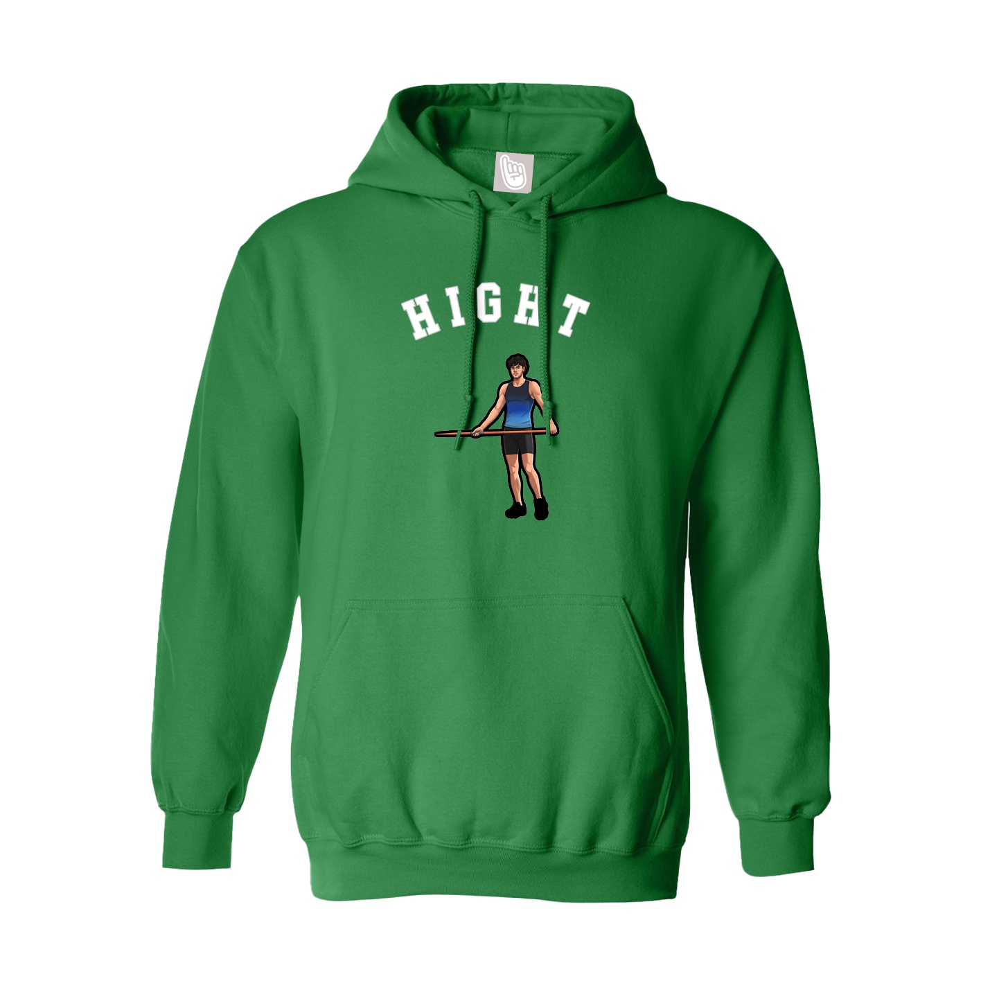 Youth Hoodie — Shirsey Arch in Green