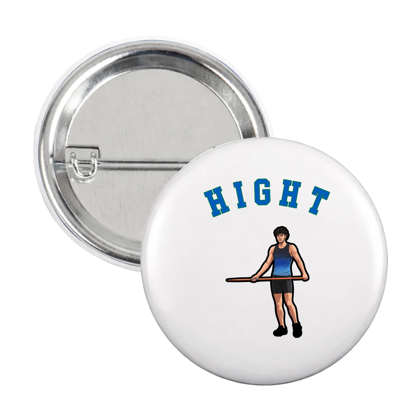 Game Day Button — Shirsey Arch in White