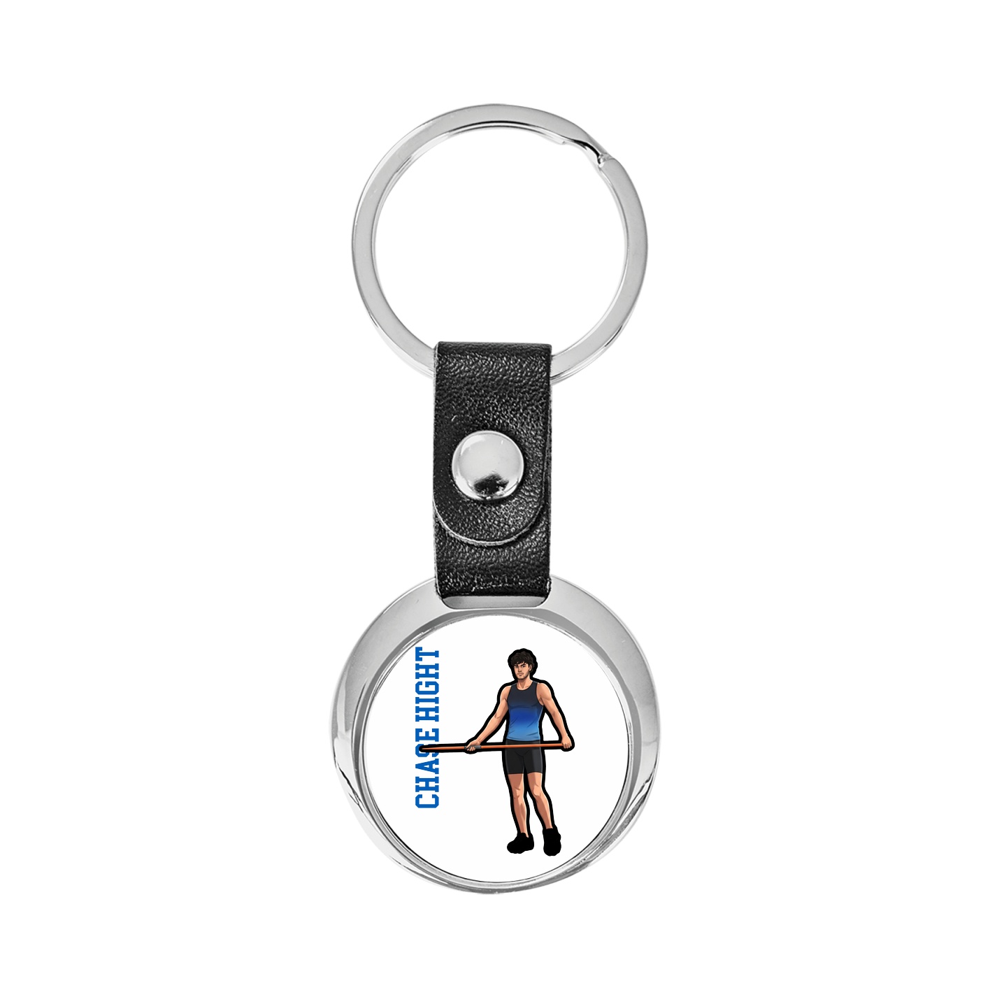 Key Chain — Name Vertical in Classic
