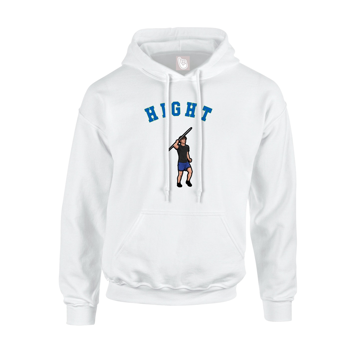 Youth Hoodie — Shirsey Arch in White