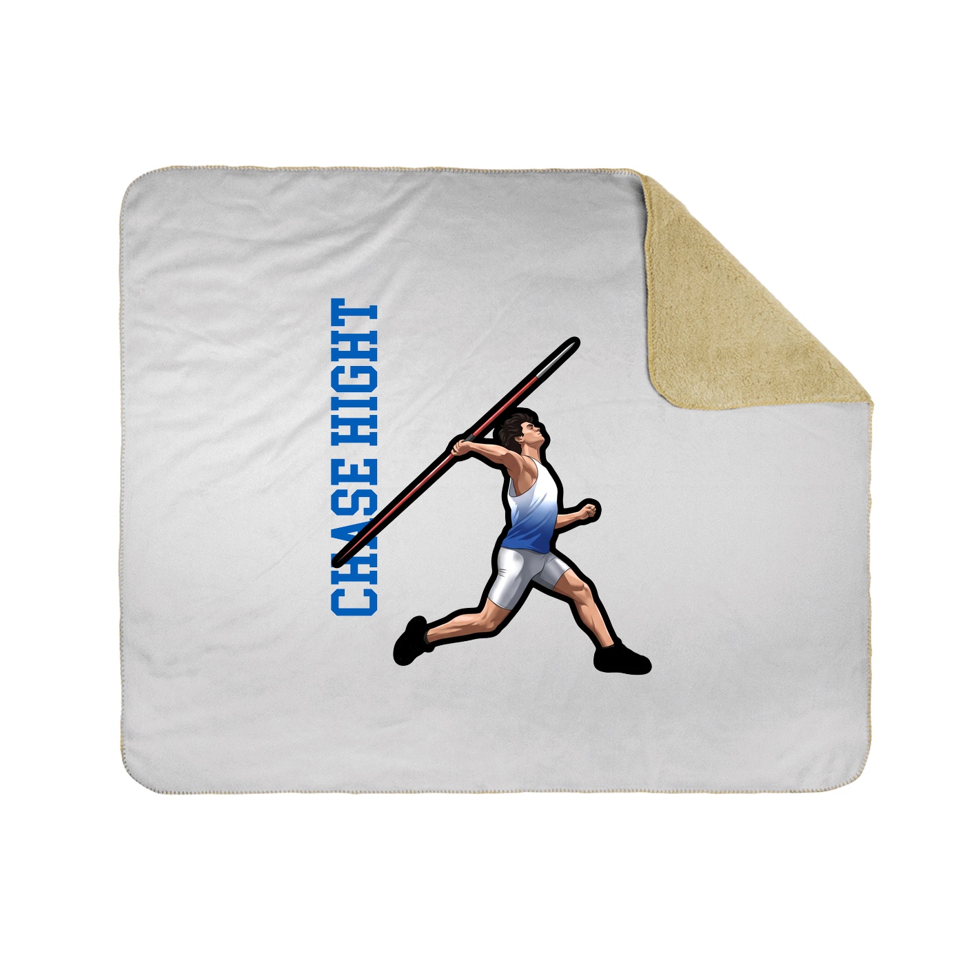 50x60 Sherpa Lined Throw Blanket