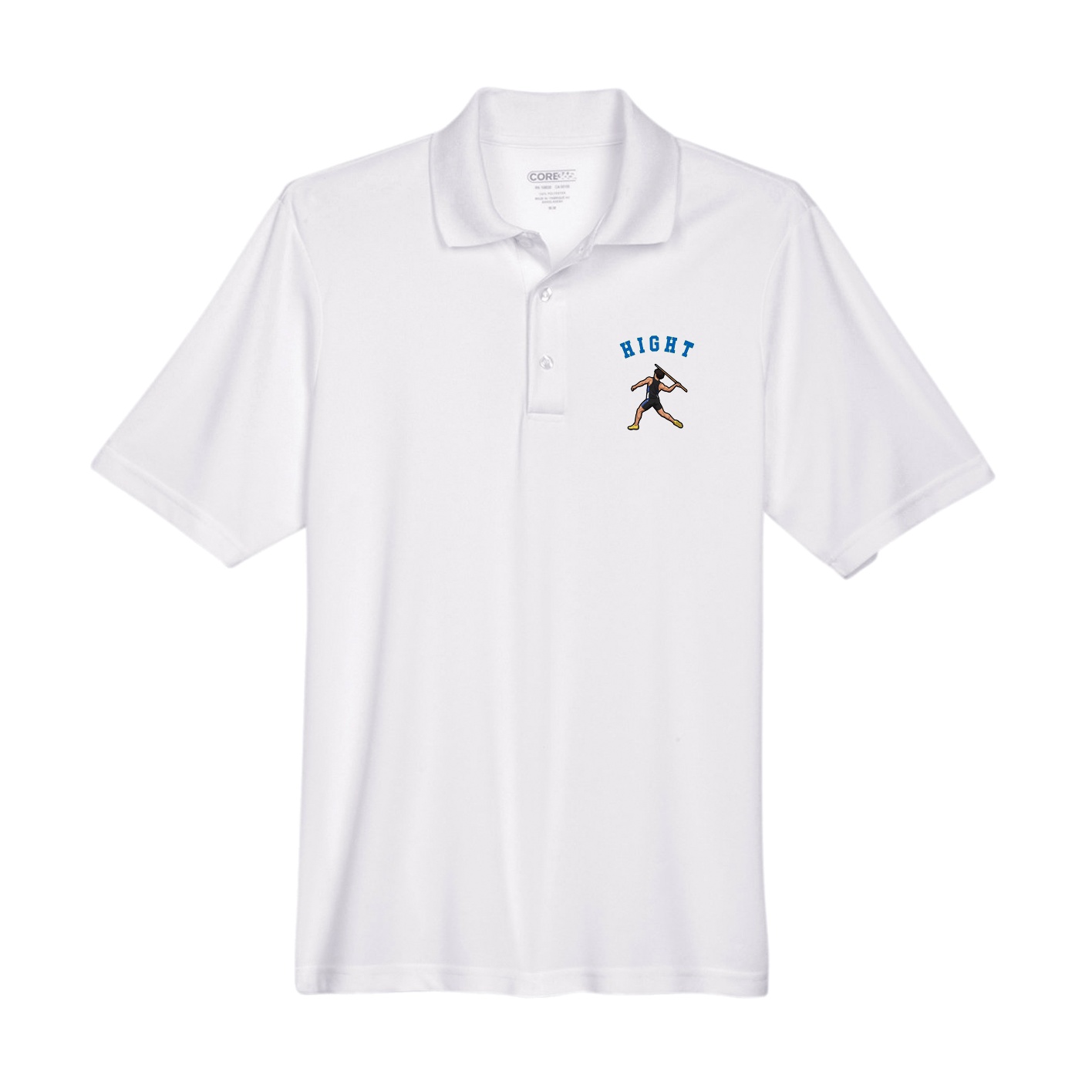 Performance Polo — Shirsey Arch in White