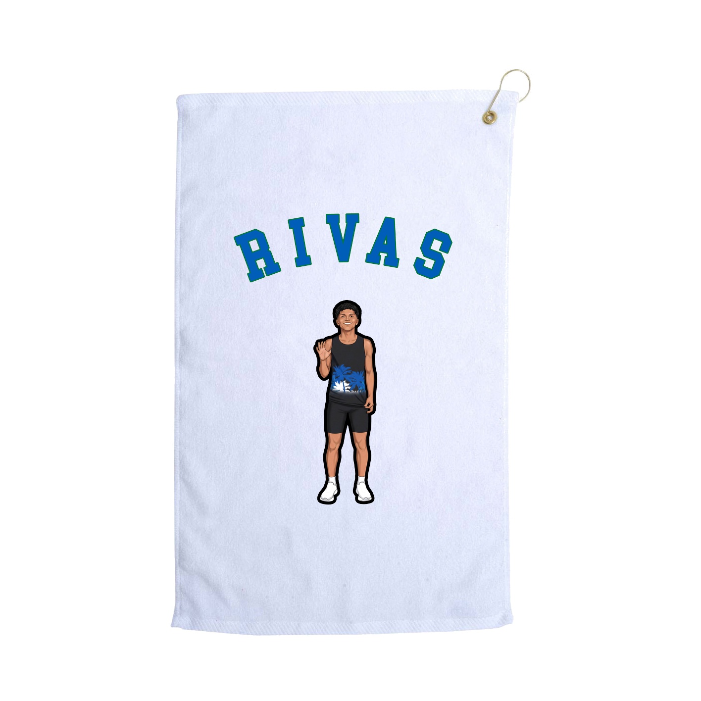 Golf Towel — Shirsey Arch in White