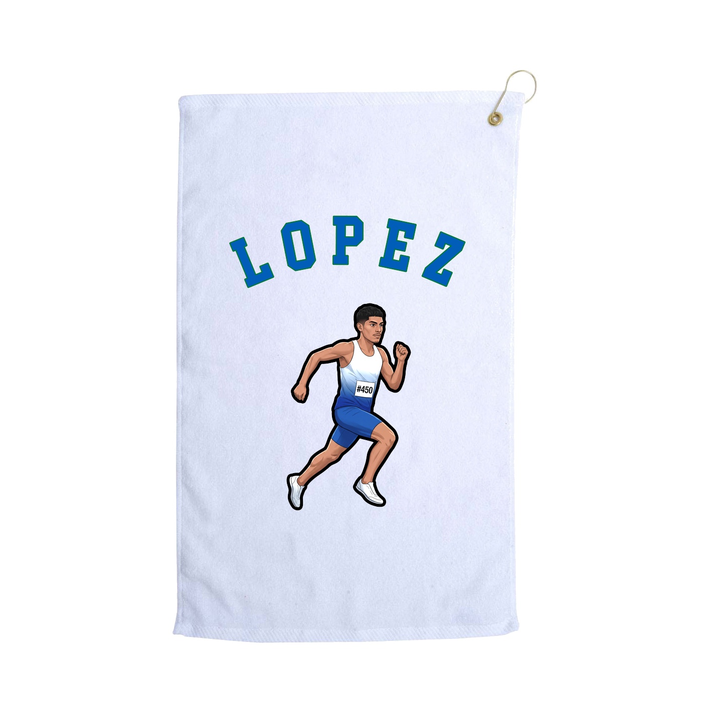 Golf Towel — Shirsey Arch in White