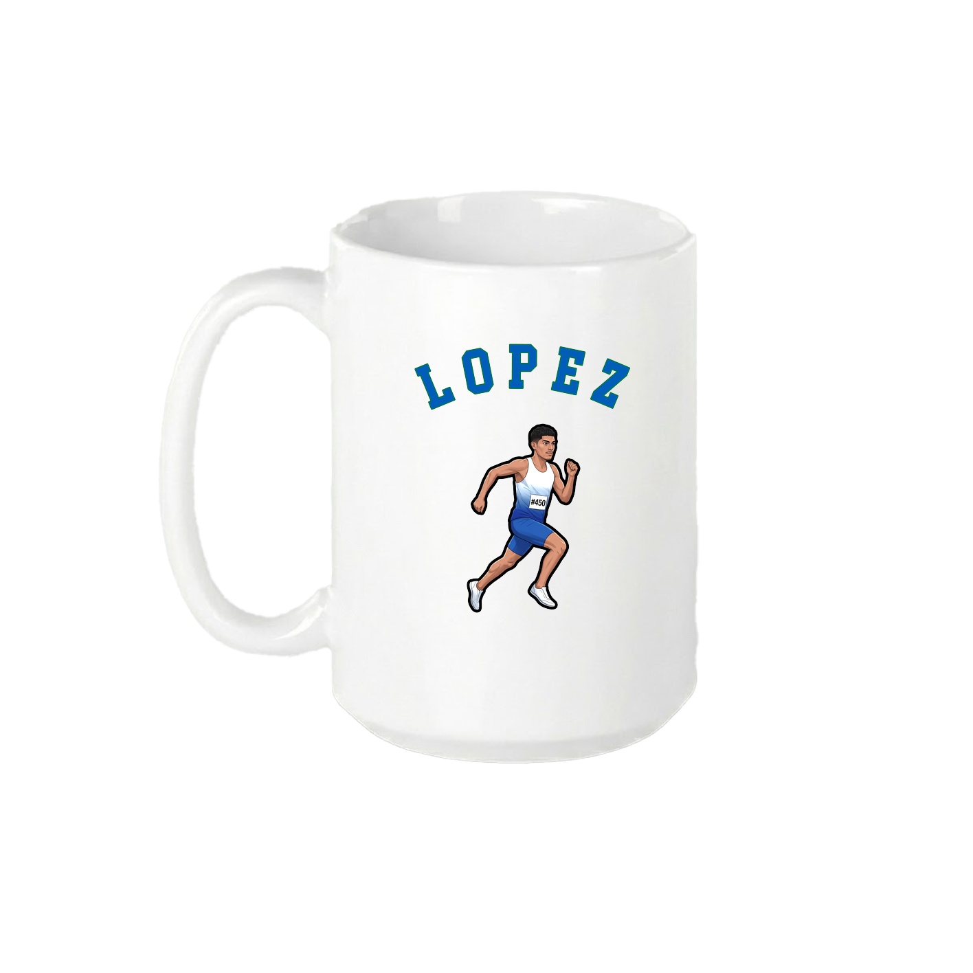 15oz Coffee Mug — Shirsey Arch in White